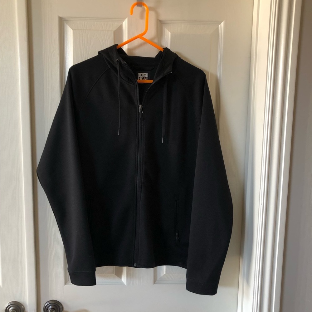 Black Full-Zip Hoodie